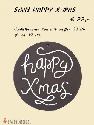 Schild xmas © Palmberger